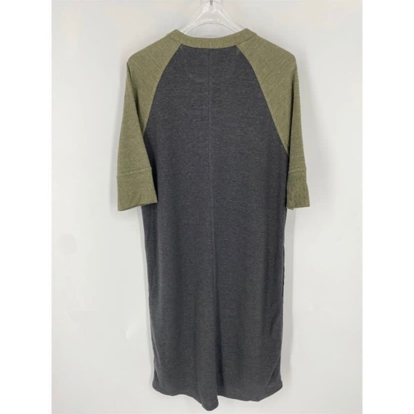 Prana Cozy Up Colorblock Knit Henley Dress - Picture 2 of 8